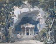 Desprez Louis-Jean Sketch Scenery for the Opera Frigga - Hermitage